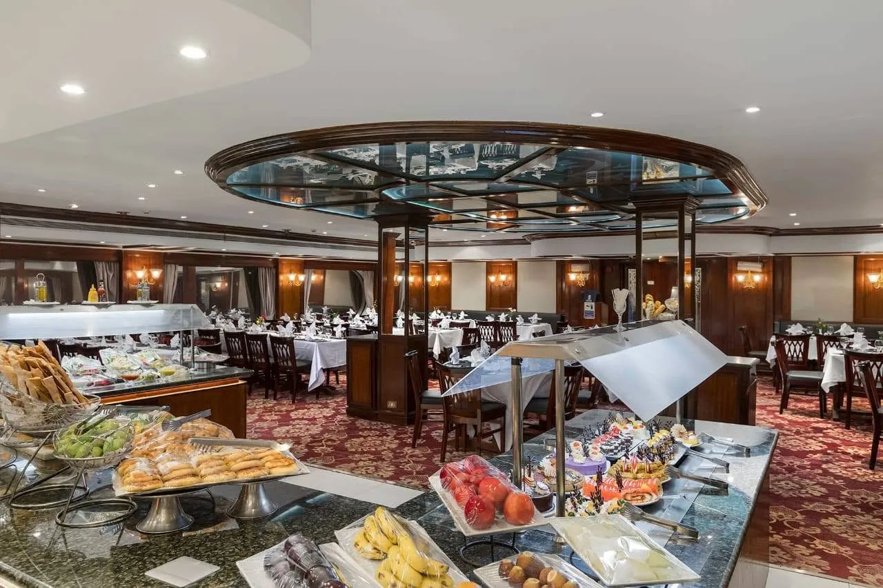 Restaurant aboard the Radamis II Nile Cruise Nile cruise